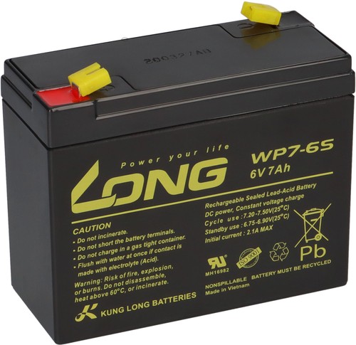 Kung long akku wp7 - kung, 7ah